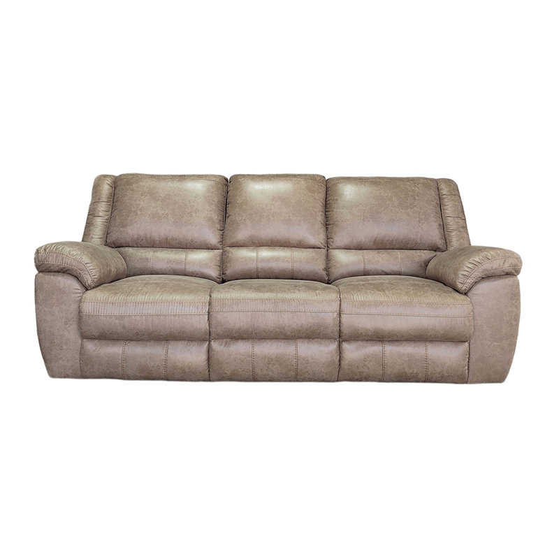 88" W Transitional Sofa, Brown