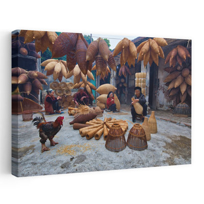 Impression d'art mural abstrait contemporain traditionnel