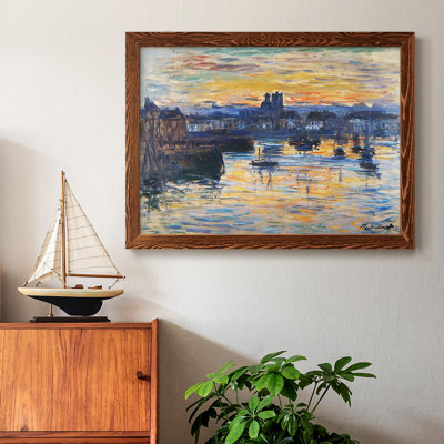 " The Port Of Dieppe, Evening, 1882zz " Painting Print