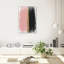 «Blush Around», rose doré, coups de pinceau, rose glamour - peinture sur toile-72476642-72476210