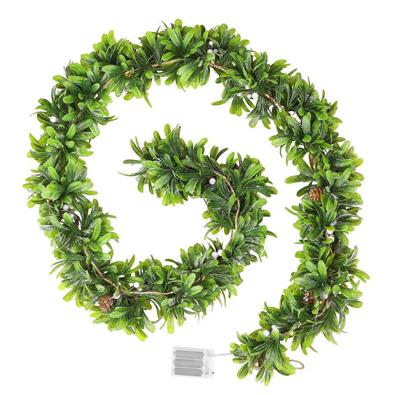 180cm Lighted Preserved Mixed Assortment Garland with Lights