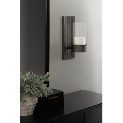 Rooks Ribbed Metal Wall Sconce
