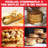 Electric Pizzelle Maker – Non-Stick Stroopwafel Maker, 2 x 5” Pizzelle Cookie Machine