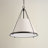 Draven Modern Pendant Light – 21" Metal, Fabric Gold, Matte Black Medium Drum 1-Light Hardwired Dimmable Light Fixture for Kitchen, Kitchen Island, or Dining Room in Modern, Minimalist, and Transitional Style-23714887-23714880