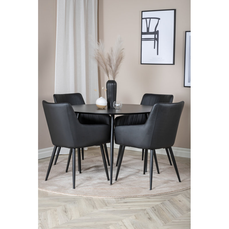 Zapata 4 - Person Dining Set