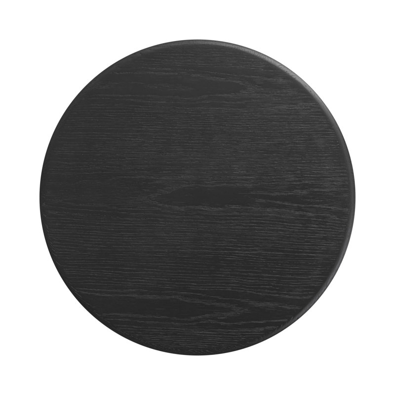 Rosenell End Table, Black Oak Veneer