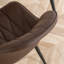 Chaise d'appoint rembourrée en similicuir Chardee-563054730
