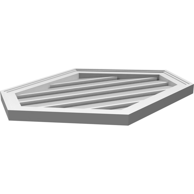 Pente verticale verticale en uréthane 6 pi, 22" H x 28" W x 1.5" D
