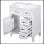 Meuble-lavabo 30 po avec lavabo, armoire de salle de bain avec tiroirs, structure solide et panneau de fibres à densité moyenne-1432021482