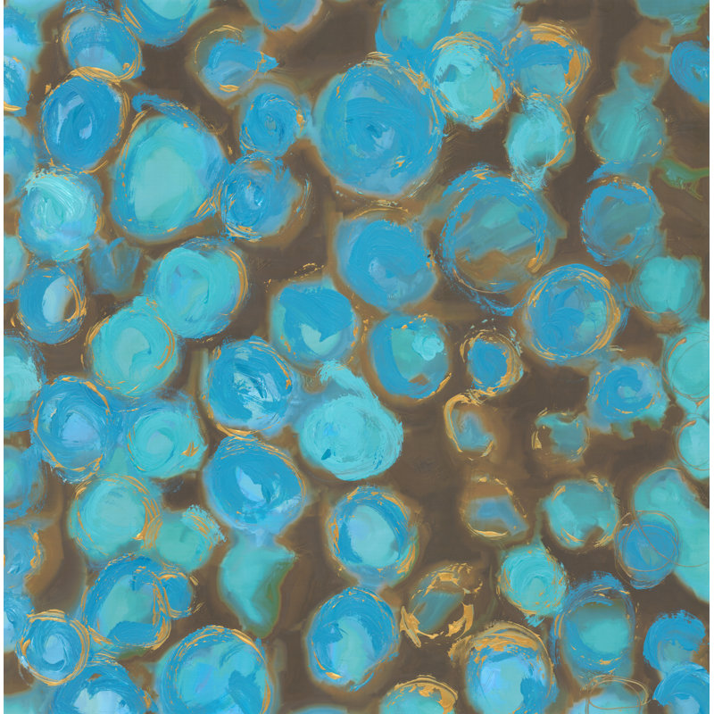 Circle Pattern - Wrapped Canvas Painting, 30cm H x 30cm W x 3.8cm D