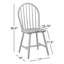 Chaise d'appoint en bois massif Framlingham-1484022487