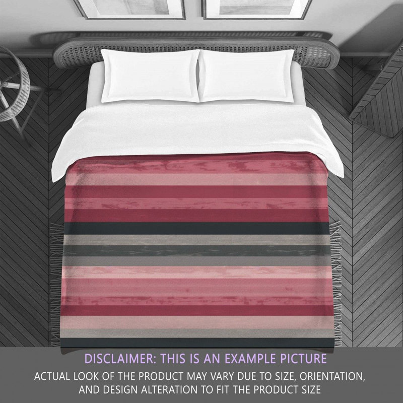 Polyester Striped Comforter, Twin Extra Long Comforter