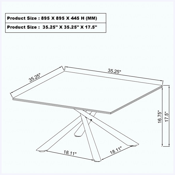 Dimensions du produit