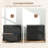 HOMCOM 2 Drawer File Cabinet with Lock, Lateral Filing Cabinet with Keys and Adjustable Hanging Bar for Letter, A4 and Legal Size, File Cabinet for Home Office