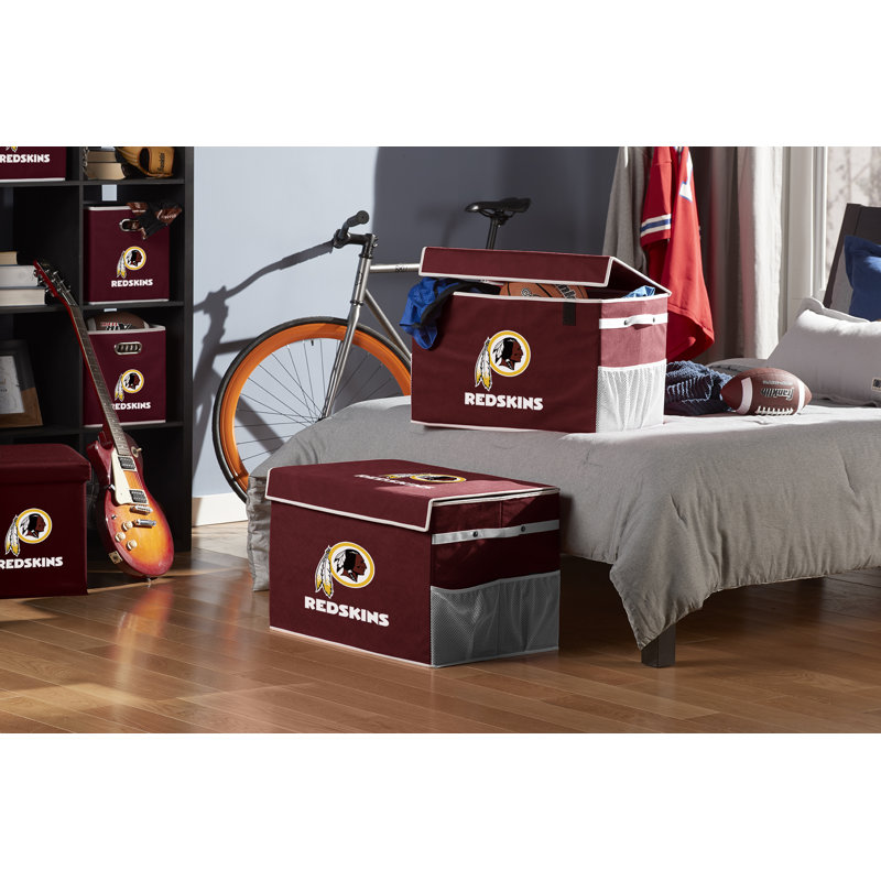 Franklin Sports NFL Mesh Box, Washington Redskins, 14 H x 14 W x 22 D