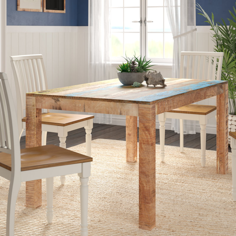 Natascha Solid Wood Dining Table, 30" H x 71" W x 36" D