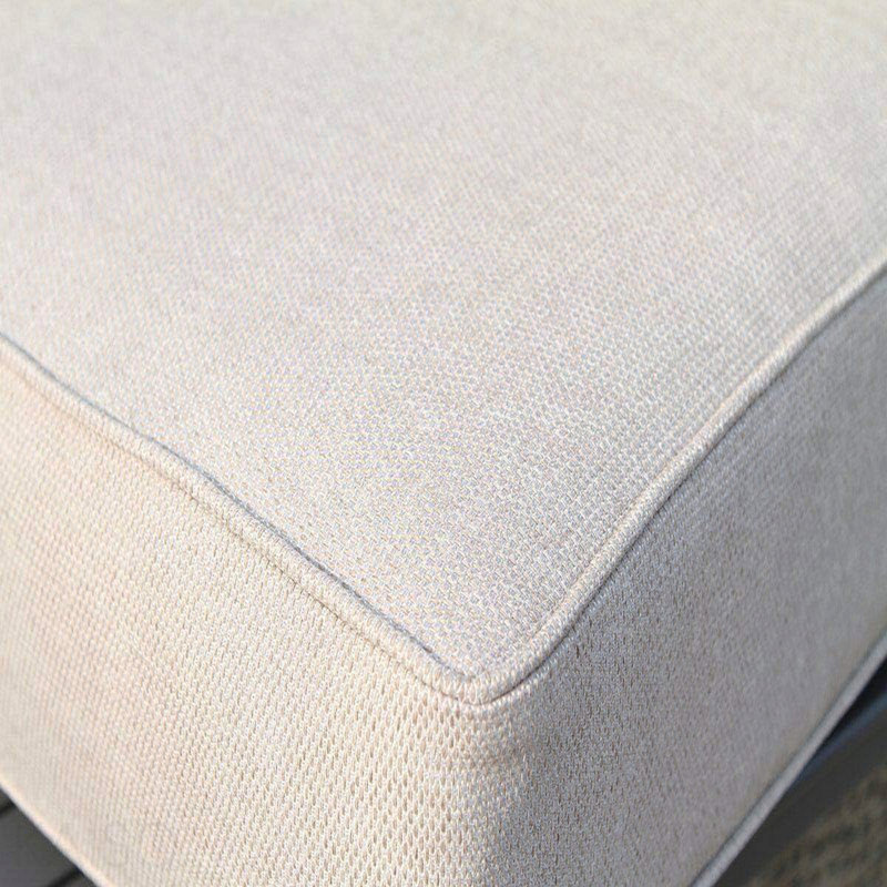 Chaise de coin en coin entièrement assemblée avec coussins, Gray, Grey