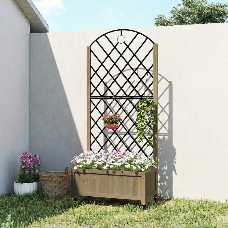 Raised Garden Bed, Carbonised