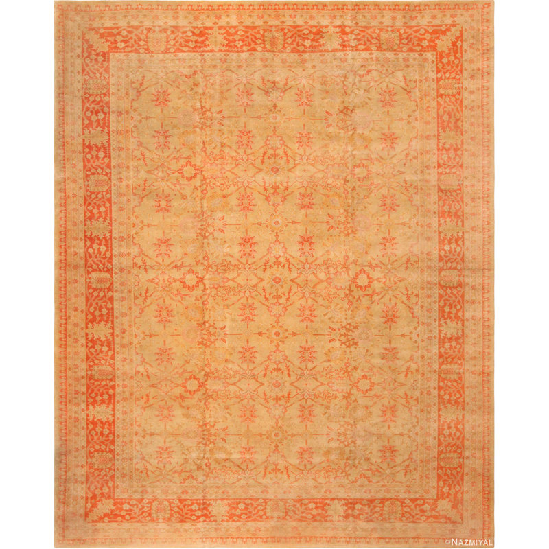 Tapis décoratif décoratif luxueux turc Oushak