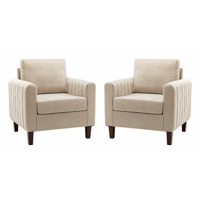 Ensemble de 2 fauteuils club Cephisus, Tanné
