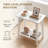 2-Tier Side Table, Small Rectangular End Table, Nightstand For Small Spaces, Living Room, Bedroom, Brown-756316408