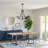 23.6" 6 - Light Dimmable Chandelier