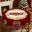 Nappe rouge en polyester lavable
