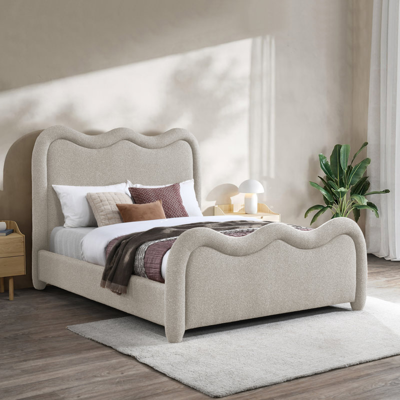 Tissu chenille Gavin, Très grand, Beige Chenille Fabric