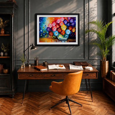 Assorted Flower Bouquet Vol.4 - Framed Print
