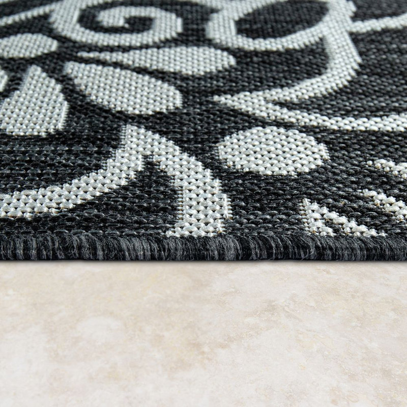 Nuirfield Ikat Area Rug, Rectangle 200 x 280cm