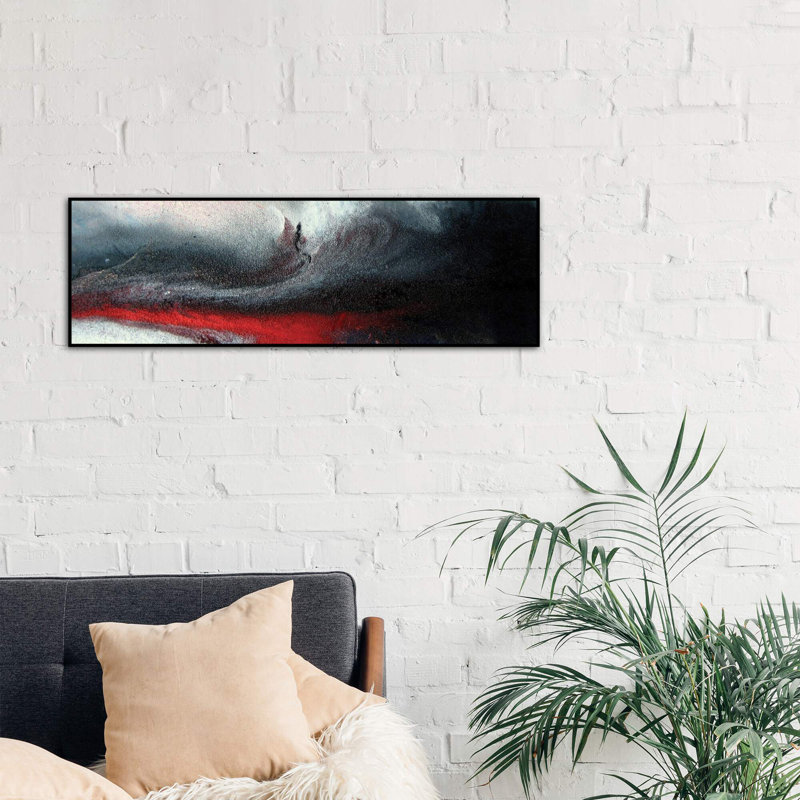 Winter Storm by Michael Goldzweig - Wrapped Canvas Panoramic Painting, 121.92 cm H x 40.64 cm W x 1.91 cm D