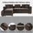 L-shaped Upholstered Sofa Couch With Wooden Storage Compartment And Throw Pillows-156909801