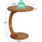 18.9" C-Shaped Round End Table