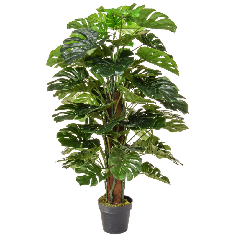 Faux Evergreen Tree in Pot Liner, 120cm H x 60cm W x 60cm D