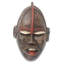 Masque en bois ghanaian de fantôme africaine