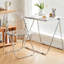 Ensemble de 6 chaises pliantes en acrylique transparent, peu encombrantes, idéales pour la maison, le bureau, les fêtes et un usage quotidien.-254048553