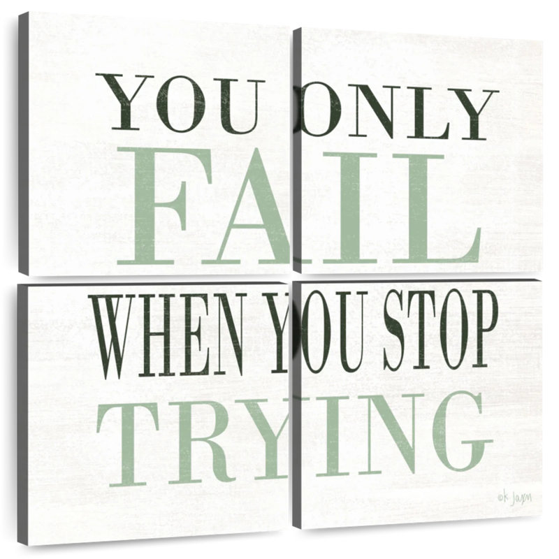 Don't Stop Trying, 38" H x 38" W