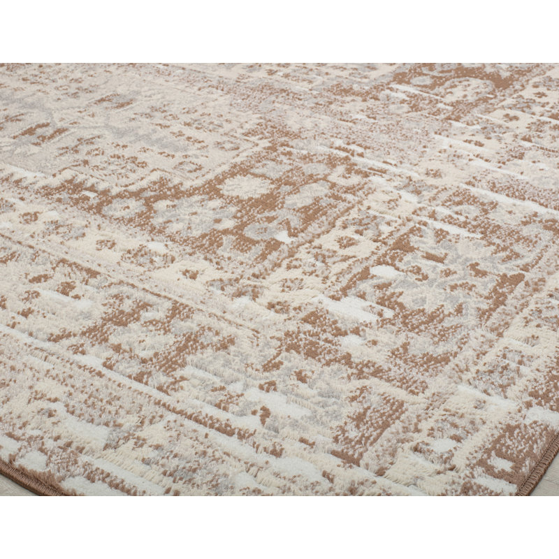 Gabriel Vintage French Vanilla Sundara Area Rug, Rectangle 5'3" x 7'