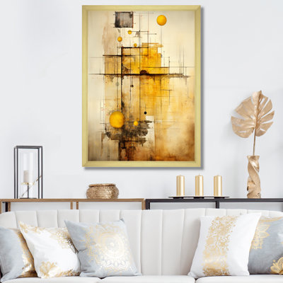 Enchanted Destruction Vintage Illustration - impression sur toile géométrique moderne