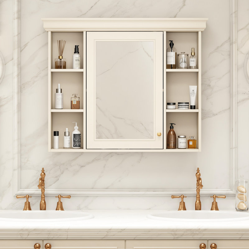 Armoire de salle de bain moderne Modern, Naturel