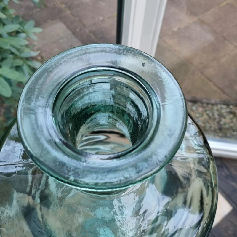 Chagnon Glass Floor Vase, Grey
