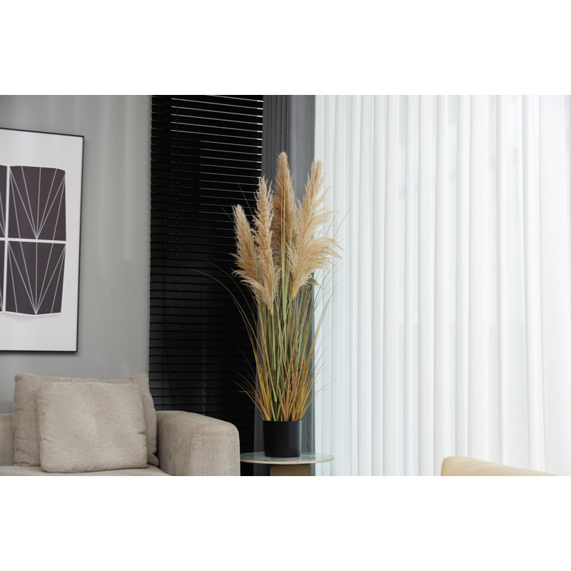 69 po. Fausse plante en pot Pampas