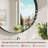 Valancia Round Bathroom Mirror with Aluminum Frame, Tempered Glass-1921907393-1921907392
