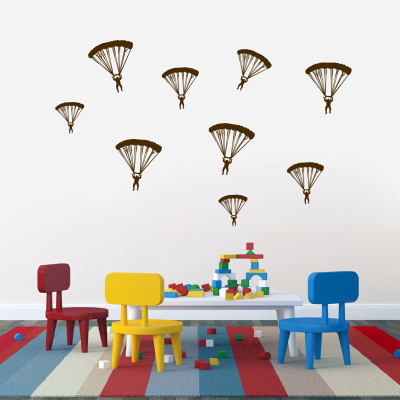 Adhésif décoratif Hervey Paratroopers, Brun chocolat