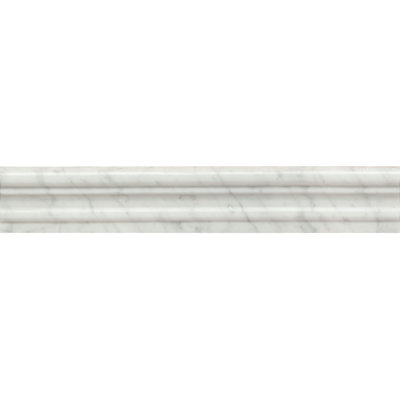 12 in. L x 2 in. W Marble Bullnose Tile Trim