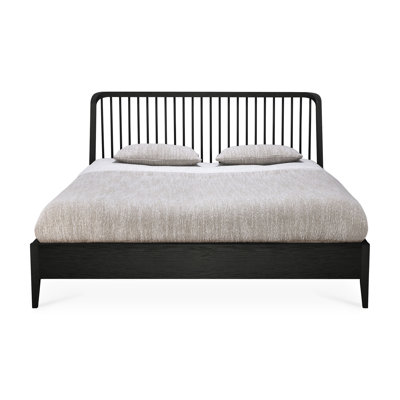 Spindle Solid Wood Bed