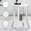 Table de bout ronde Dinh avec tablette-1470300999