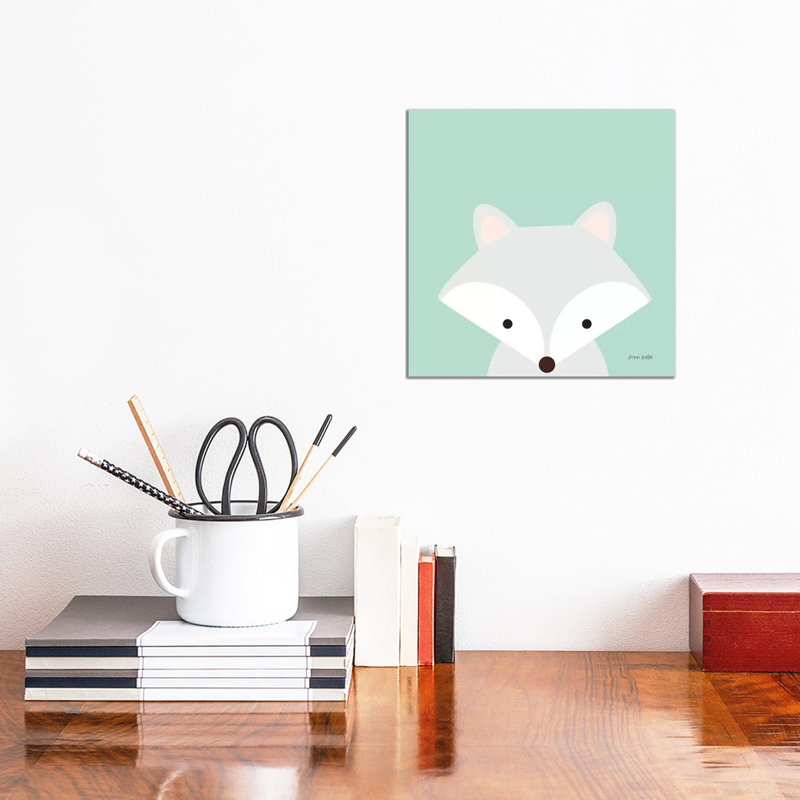Cuddly Fox by Ann Kelle - Wrapped Canvas Gallery-Wrapped Canvas Giclée, 30.48 cm H x 30.48 cm W