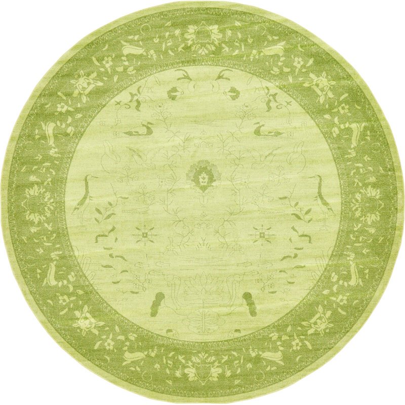 Godina Floral Indoor Rug, Round 12'2"
