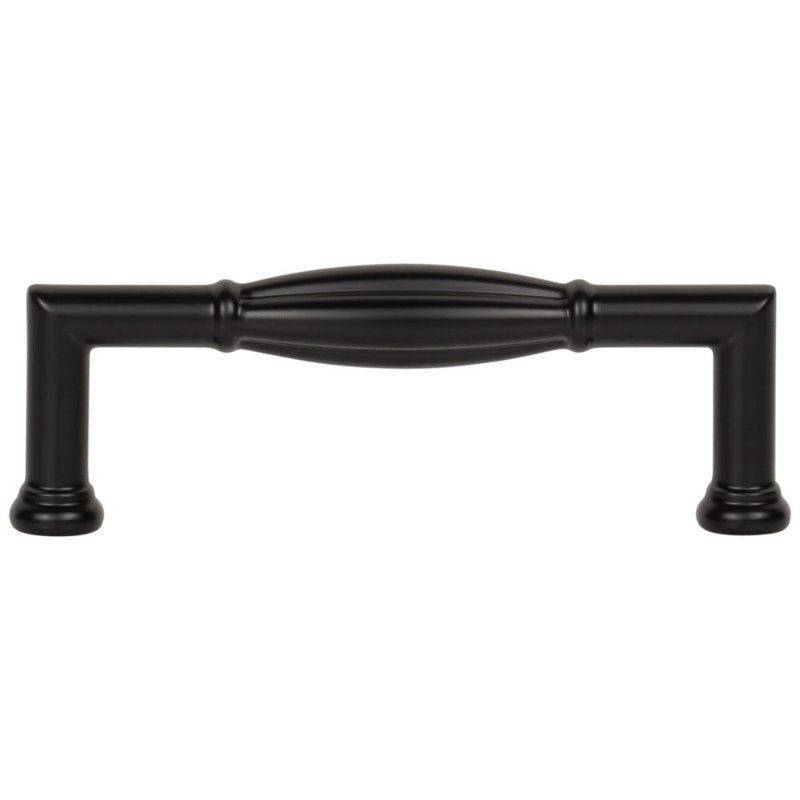 Southerland Bar Pull, Matte Black, 3 3/4"